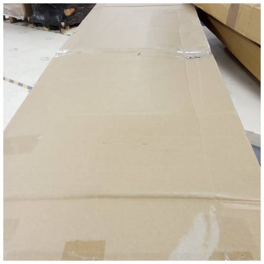 Expositor portafolletos 285 x 400 x 1460 mm con 4 compartimentos para folletos y revistas