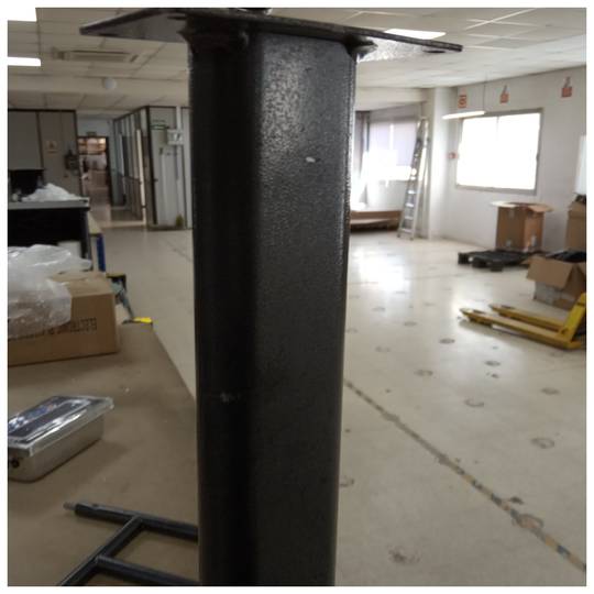 Industrial platform scale 30x40 cm 100 Kg scale with wheels