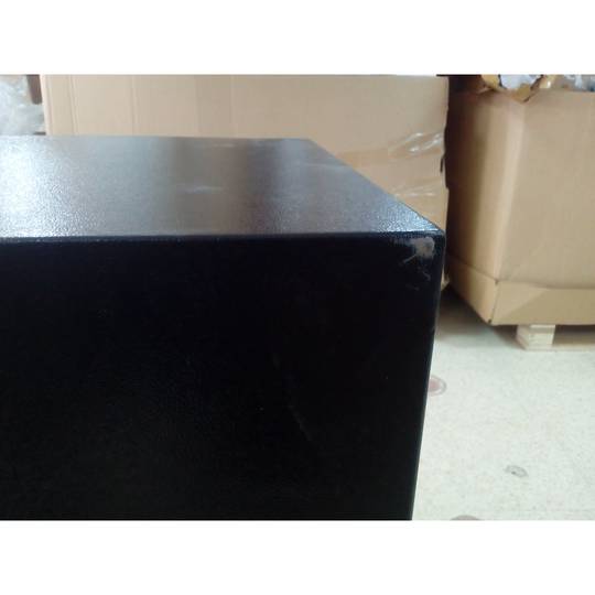 Steel security safe with digital electronic code 46x37x75cm black