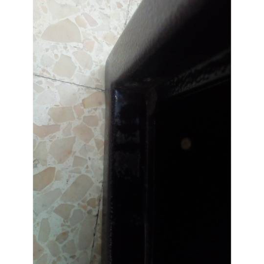 Steel security safe with digital electronic code 46x37x75cm black