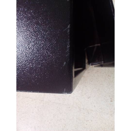 Steel security safe with digital electronic code 46x37x75cm black