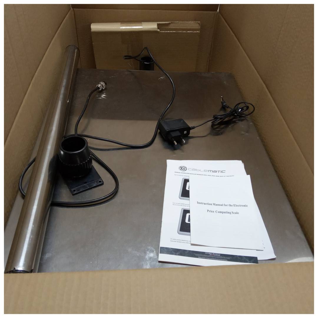 Bilancia industriale piattaforma 45x60cm bilancia in acciaio inox 300Kg