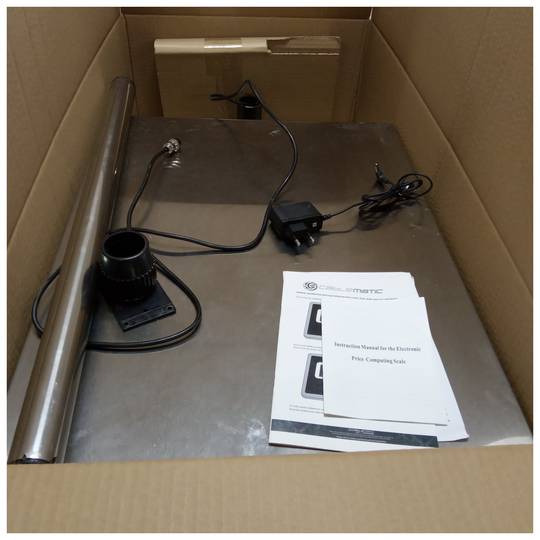 Bilancia industriale piattaforma 45x60cm bilancia in acciaio inox 300Kg