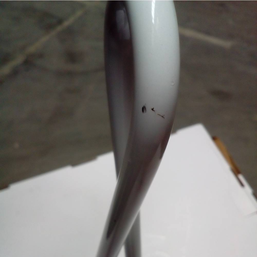 Pernas para mesa e móveis Pernas de aço 2 hastes 41 cm branco modelo de loop com 4 unidades