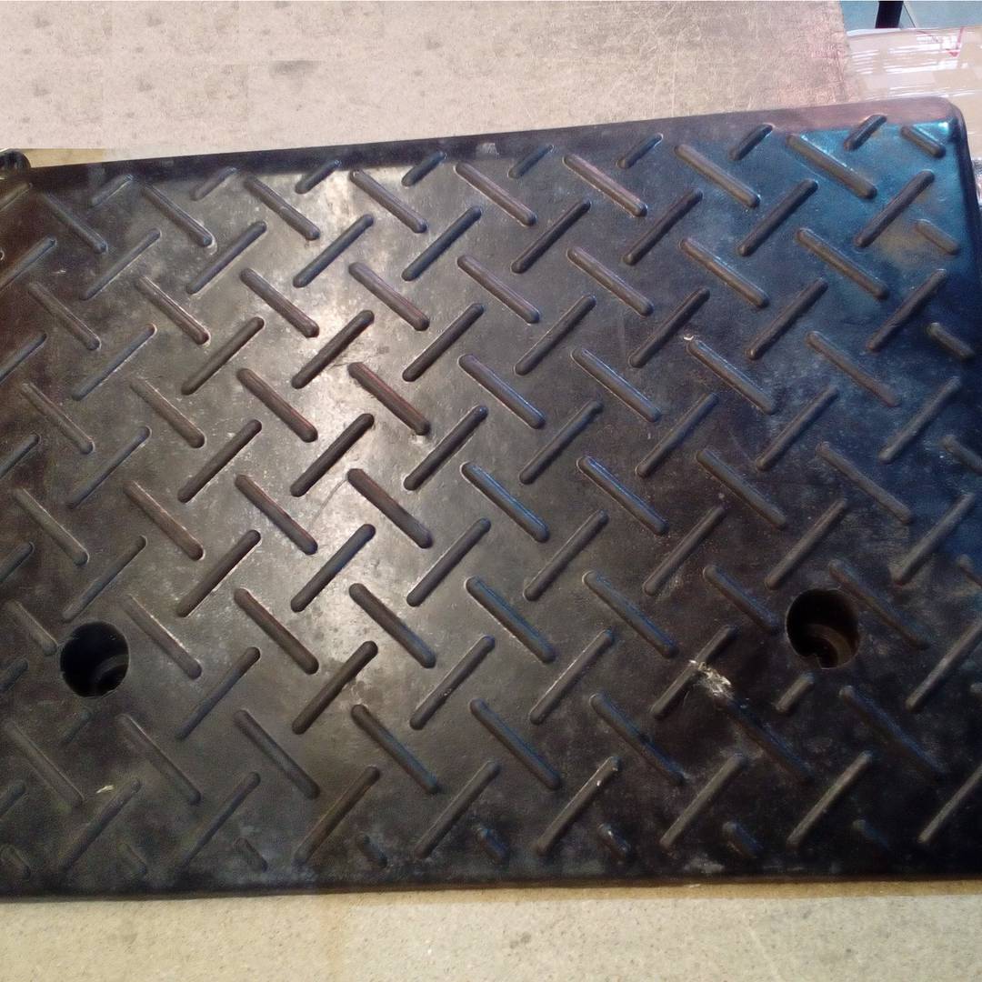 Rubber ramp 50 x 14 x 32 cm