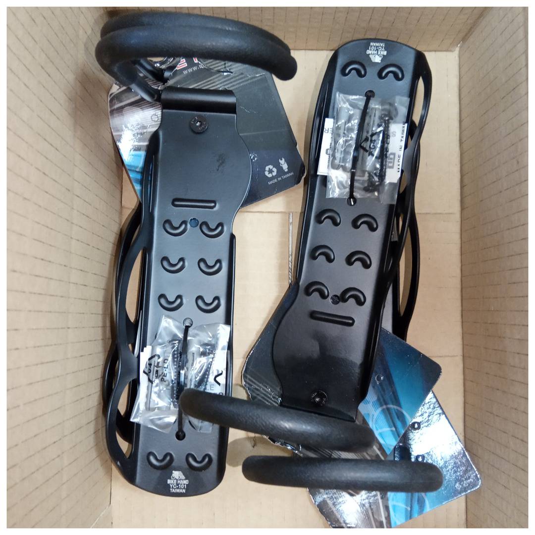 Fietshanghaak aan de muur 4-delig pakket