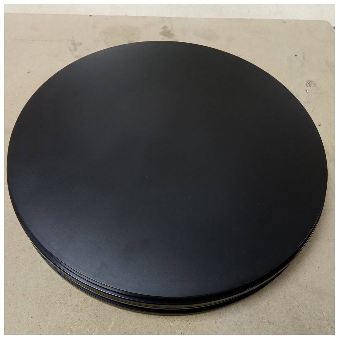 Base giratòria elèctrica de 45 cm. Plataforma rotatòria de color negre