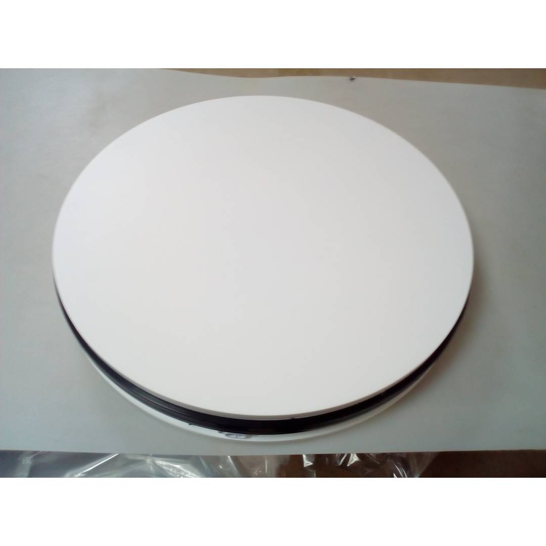 45 cm electric swivel base. White rotary platform