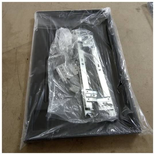 Plateau de clavier coulissant de bureau noir