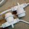 Garland 20 bulbs lights with E27 socket outdoor IP44 electrical cable 20m extendable white
