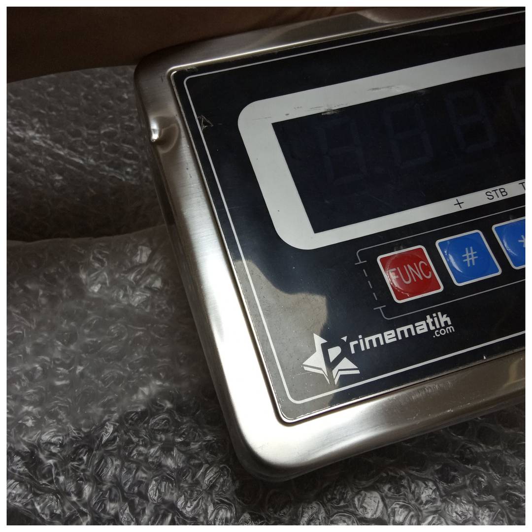 Industrial platform scale 60x80cm stainless steel 600Kg scale