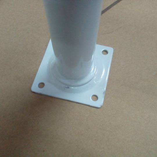 Peus rodons per a taula i moble. Potes en acer blanques de 75cm 4-pack