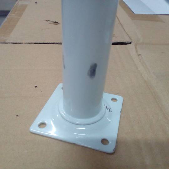 Peus rodons per a taula i moble. Potes en acer blanques de 75cm 4-pack