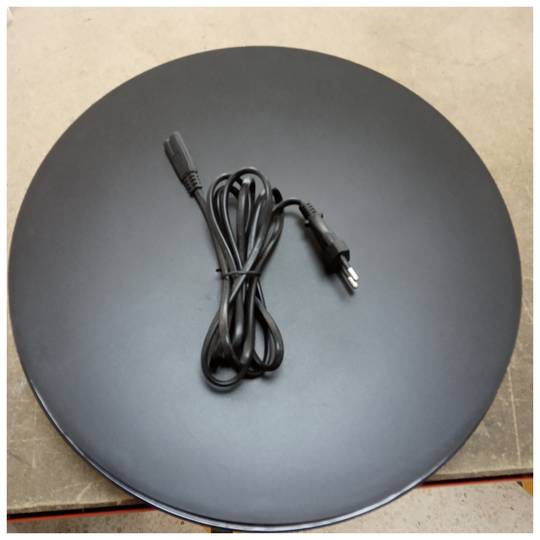 Elektrische Drehbasis 35cm schwarze Drehplattform