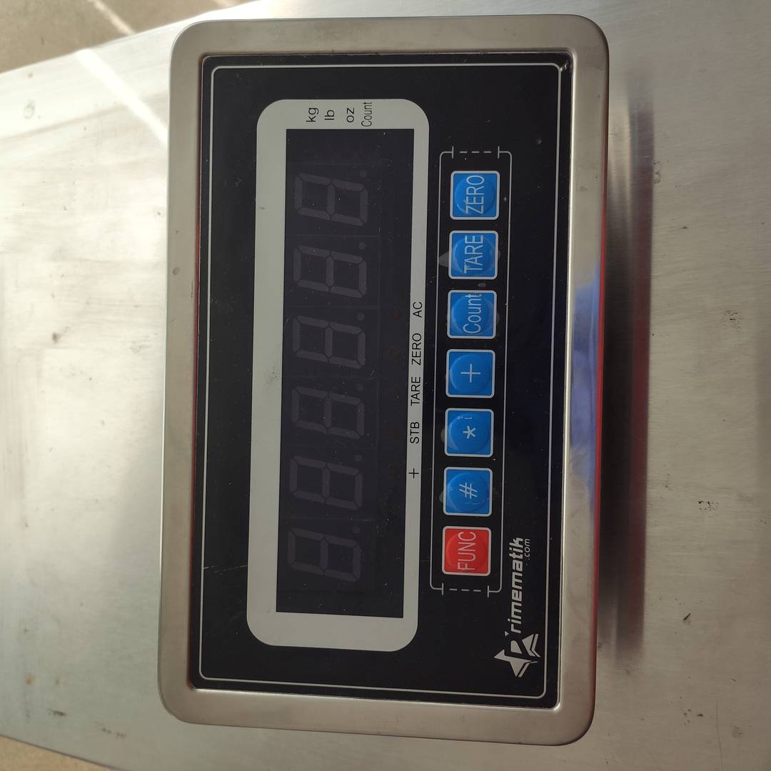 Balance plate-forme industrielle 40x50cm 150Kg échelle en acier inoxydable