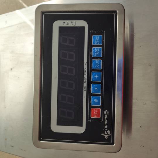 Balance plate-forme industrielle 40x50cm 150Kg échelle en acier inoxydable