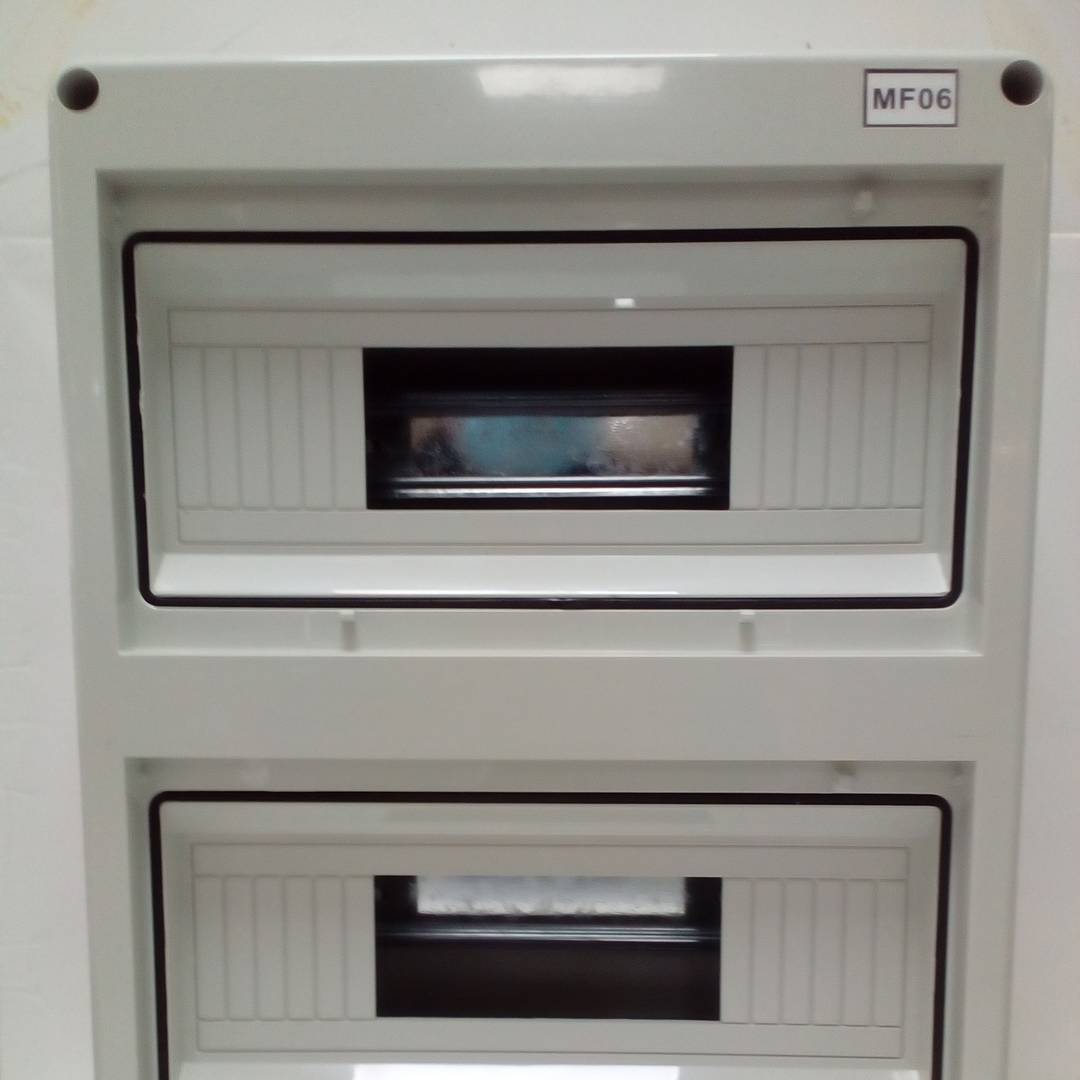 Electrical distribution box with 24 ABS plastic surface modules SPN IP65 HT