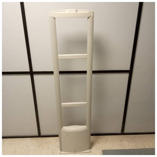 Anti-theft arch for EAS RF 8.2Mhz labels with 2 columns beige