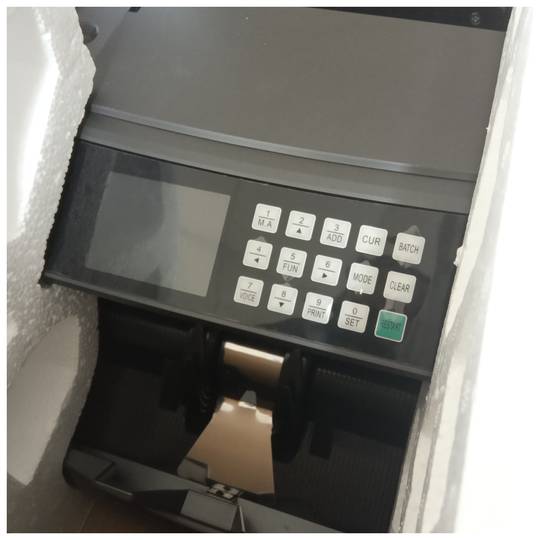 Banknote counter and counterfeit banknote detector IR MG MT UV RGB