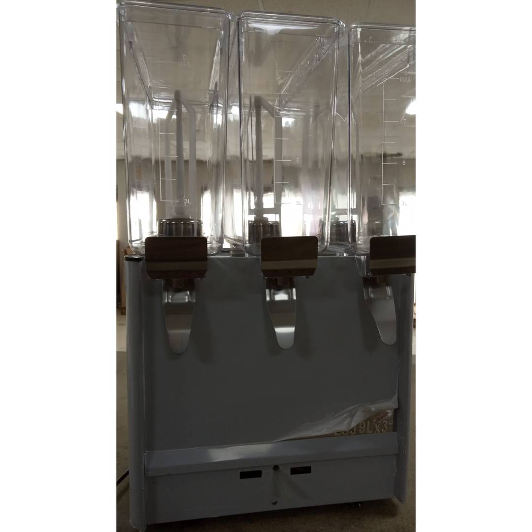 Distributeur commercial de boissons froides et de jus 9L x 3 réservoirs