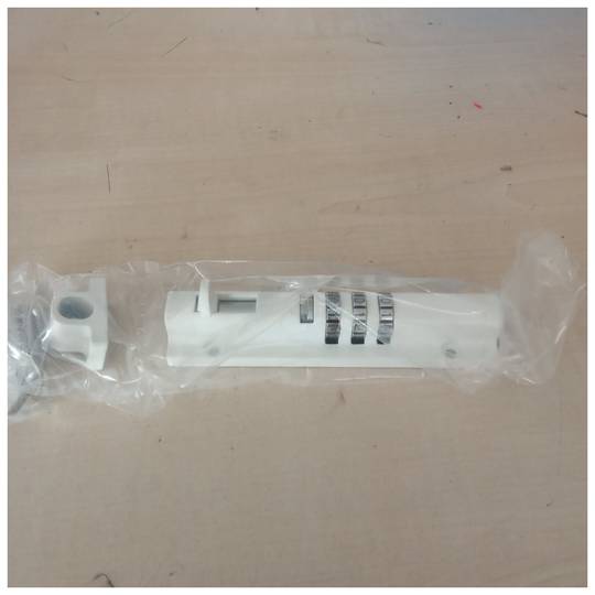 Safety bolt with pin bolt and 3-digit combination white