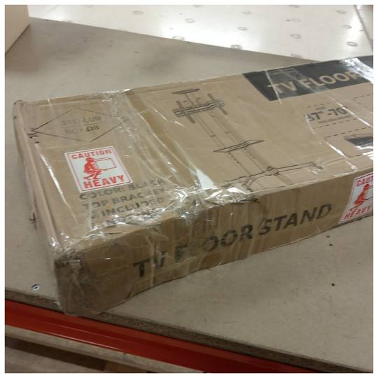 Soporte de pie con ruedas para pantalla plana TV LED LCD de 37