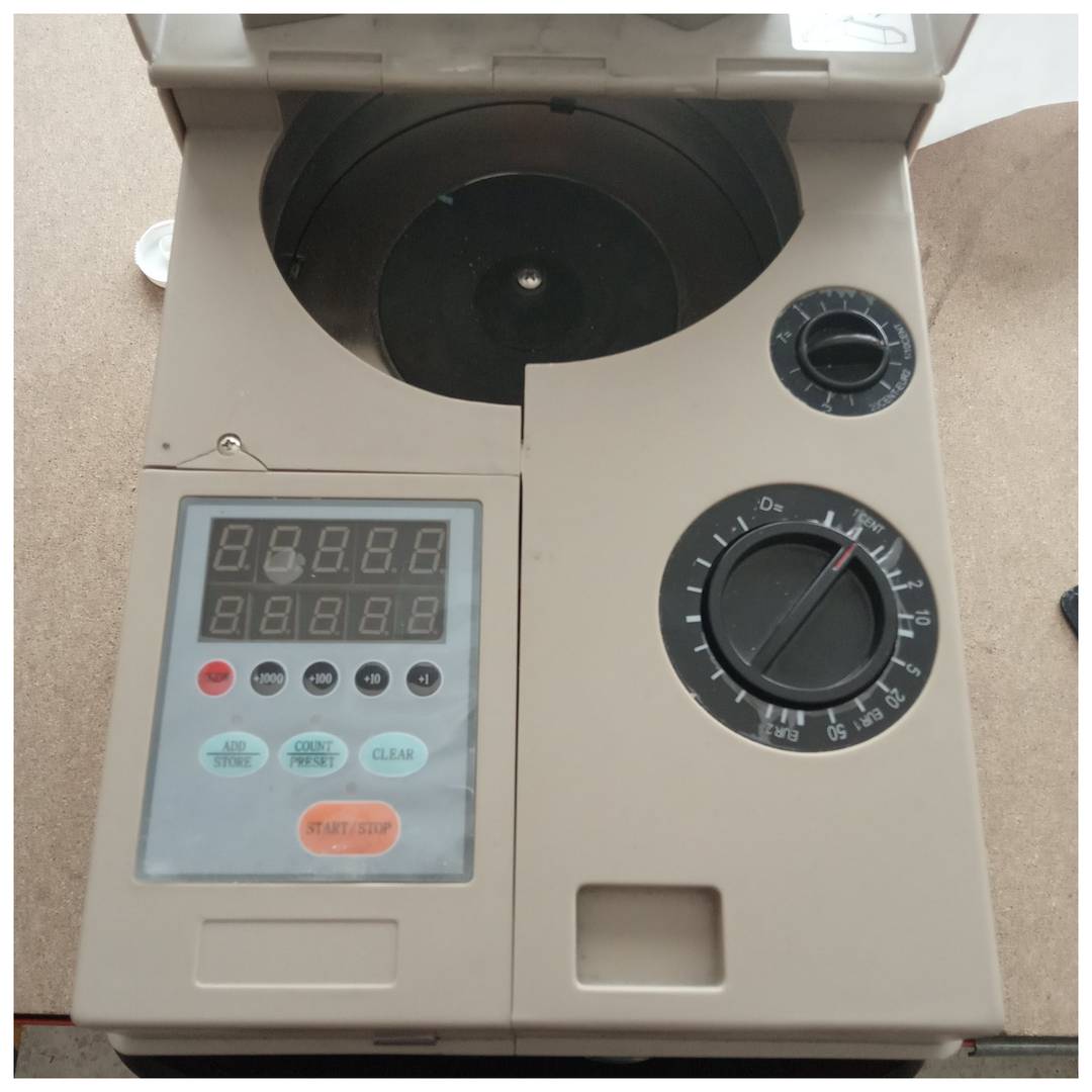 Compteur de pièces portable avec trieur Euro 2000 pièces par minute