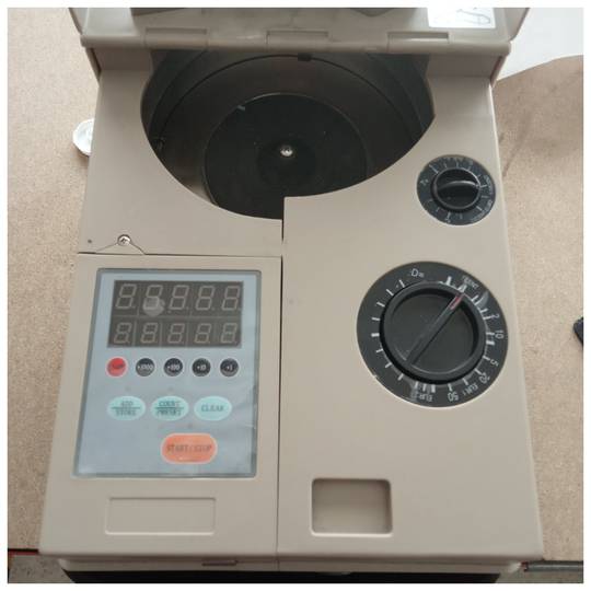 Compteur de pièces portable avec trieur Euro 2000 pièces par minute