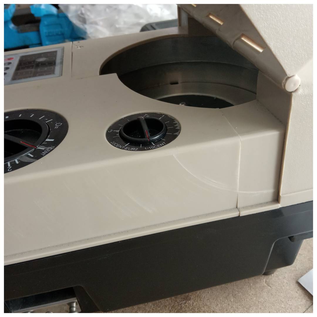 Compteur de pièces portable avec trieur Euro 2000 pièces par minute