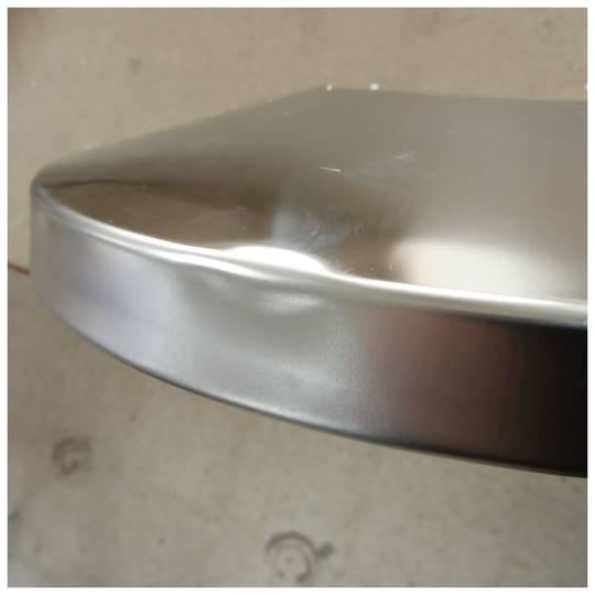 2-unit stainless steel separating post with 2 m extensible tape 320 x 63 x 910 mm