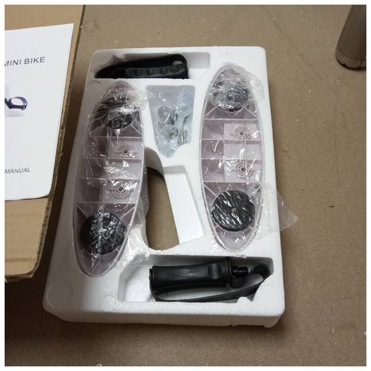 Arm and leg pedals Pedal bracket for exercises with LCD display and electric motor