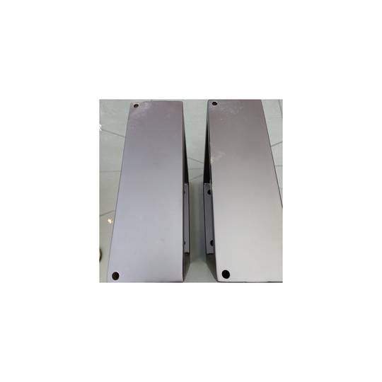 Rectangular legs for coffee table and stool Black steel legs 250 x 80 x 200 mm 2-pack