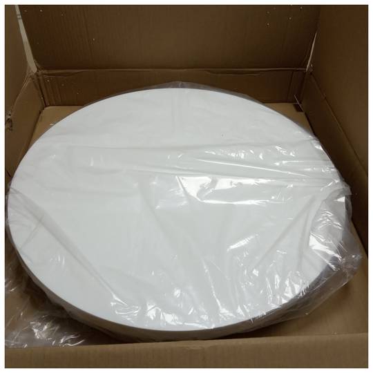 60 cm electric swivel base. White rotating platform