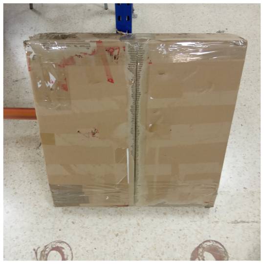 60 cm electric swivel base. White rotating platform