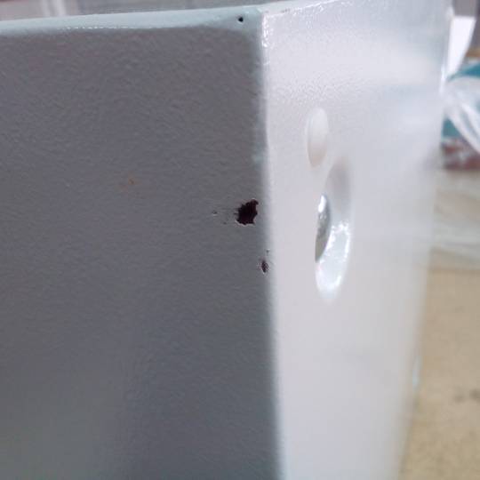 Metal electrical distribution box with IP65 protection for wall fixing 300x300x250mm