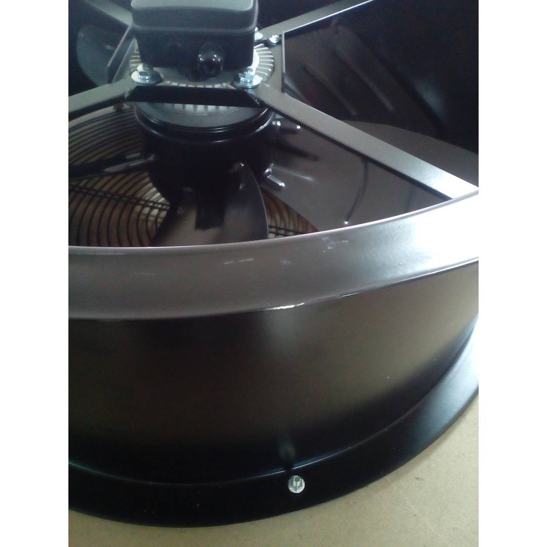 600 mm buis luchtafzuiger voor industriële ventilatie 1350 rpm rond 670x670x280 mm