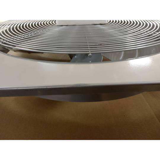 Extrator de ar montado na parede de 600 mm para ventilação industrial 1350 rpm quadrado 790x790x100 mm prata