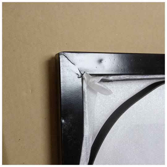 Protection canopy 100 x 80 cm classic Canopy for doors and windows with black steel support