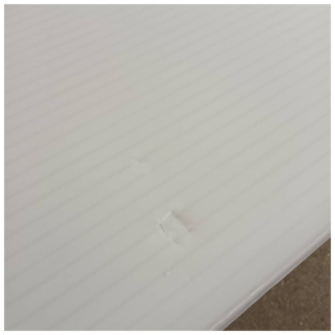 Teulada de protecció 200x90 cm transparent. Marquesina per a portes i finestres amb suport blanc