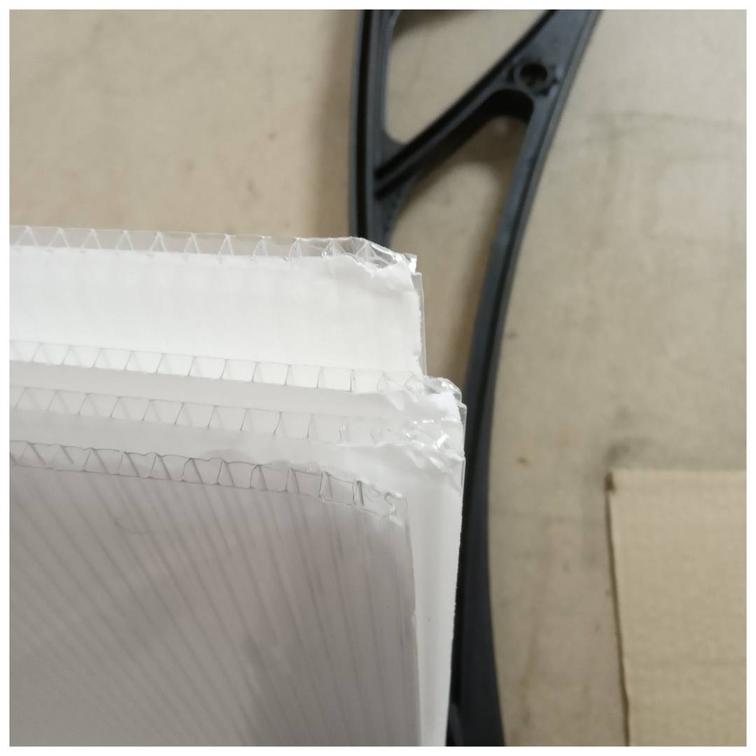 Tejadillo de protección 300x100cm Marquesina para puertas y ventanas negro