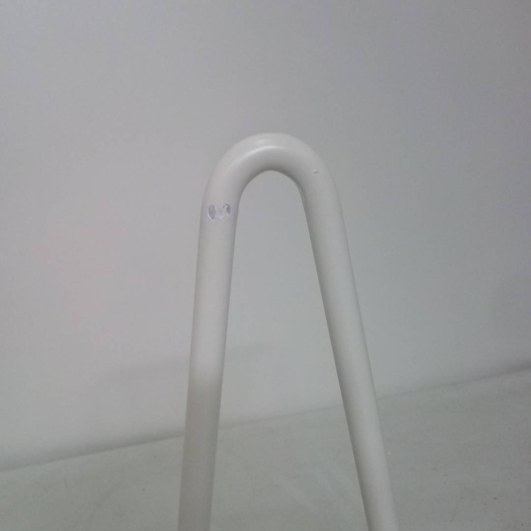 Poten voor tafel en meubel Stalen poten 2 stangen 30 cm wit 4-pack