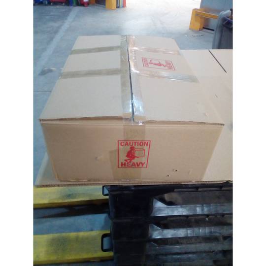 Escala da plataforma industrial 42x32 cm. Balança portátil de aço inoxidável 150 Kg