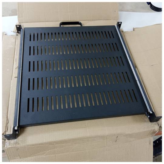 Telescopisch legbordrek19 1HE F450 485-700 mm