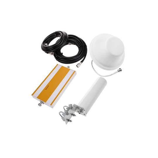 4G LTE 2600MHz 75dB repeater amplifier with antennas and cables
