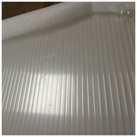 Daszek ochronny 150x80cm Szary baldachim do drzwi i okien