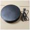 Base électrique pivotante de 25 cm. Plateforme tournante noire