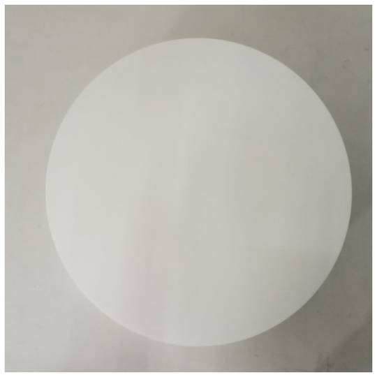 Base giratória elétrica de 40 cm. Plataforma giratória branca.