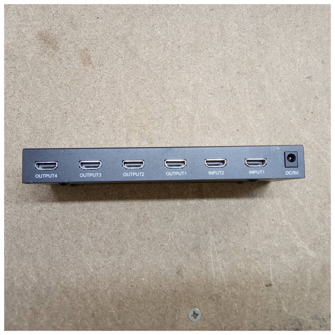 2x4 4K 3D ports HDMI 1.4b selector and multiplier