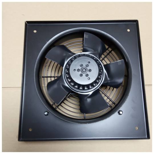 Wentylator wyciągowy naścienny 200 mm do wentylacji przemysłowej 2550 obr/min kwadratowy 310x310x48 mm