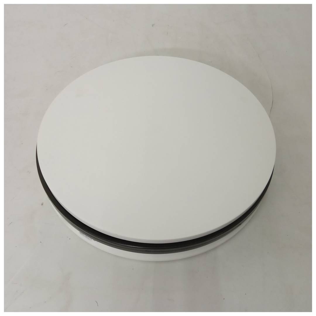 Base électrique pivotante de 35 cm. Plateforme rotative blanche